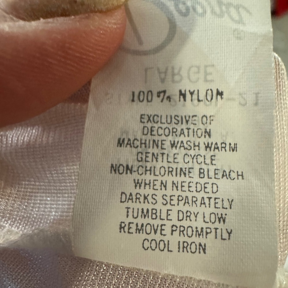 Vintage Deena White Nylon Half Slip Lace Trim Made in USA Style Underwear Large - Picture 5 of 7